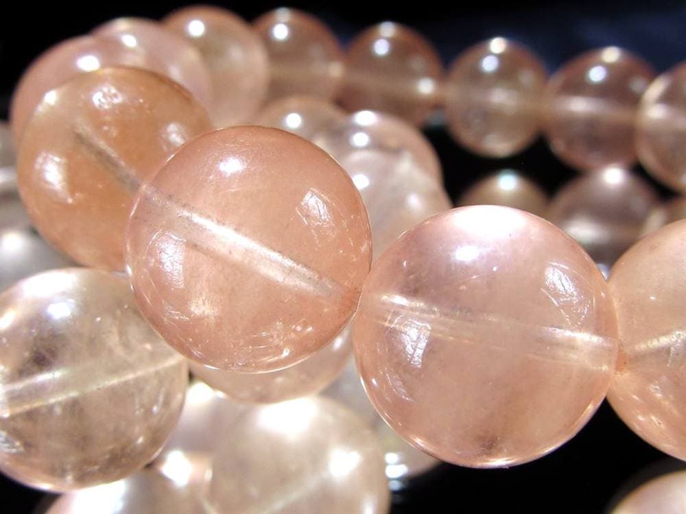 モルガナイト ピンクアクアマリン ブレスレット モルガン石 透明