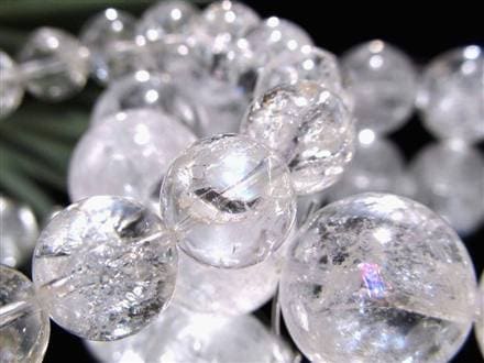 アイリス クォーツ レインボークォーツ 虹入り 水晶 ブレスレット