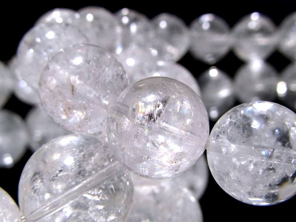 アイリス クォーツ レインボークォーツ 虹入り 水晶 ブレスレット