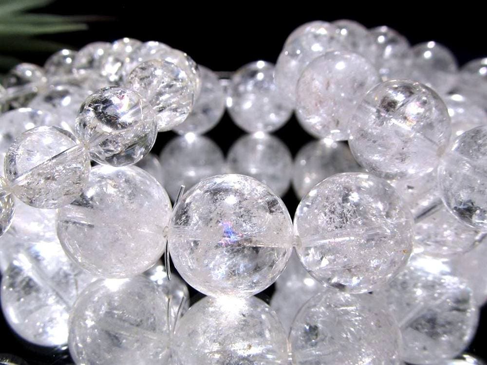 アイリス クォーツ レインボークォーツ 虹入り 水晶 ブレスレット