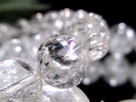 アイリス クォーツ レインボークォーツ 虹入り 水晶 ブレスレット
