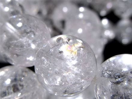 アイリス クォーツ レインボークォーツ 虹入り 水晶 ブレスレット