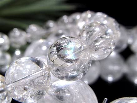 アイリス クォーツ レインボークォーツ 虹入り 水晶 ブレスレット