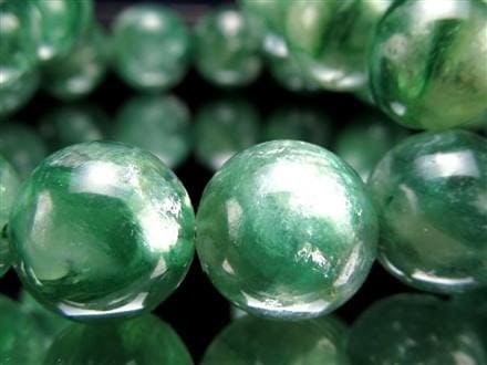 マイカ ブレスレット エメラルドグリーン 雲母 フックサイト