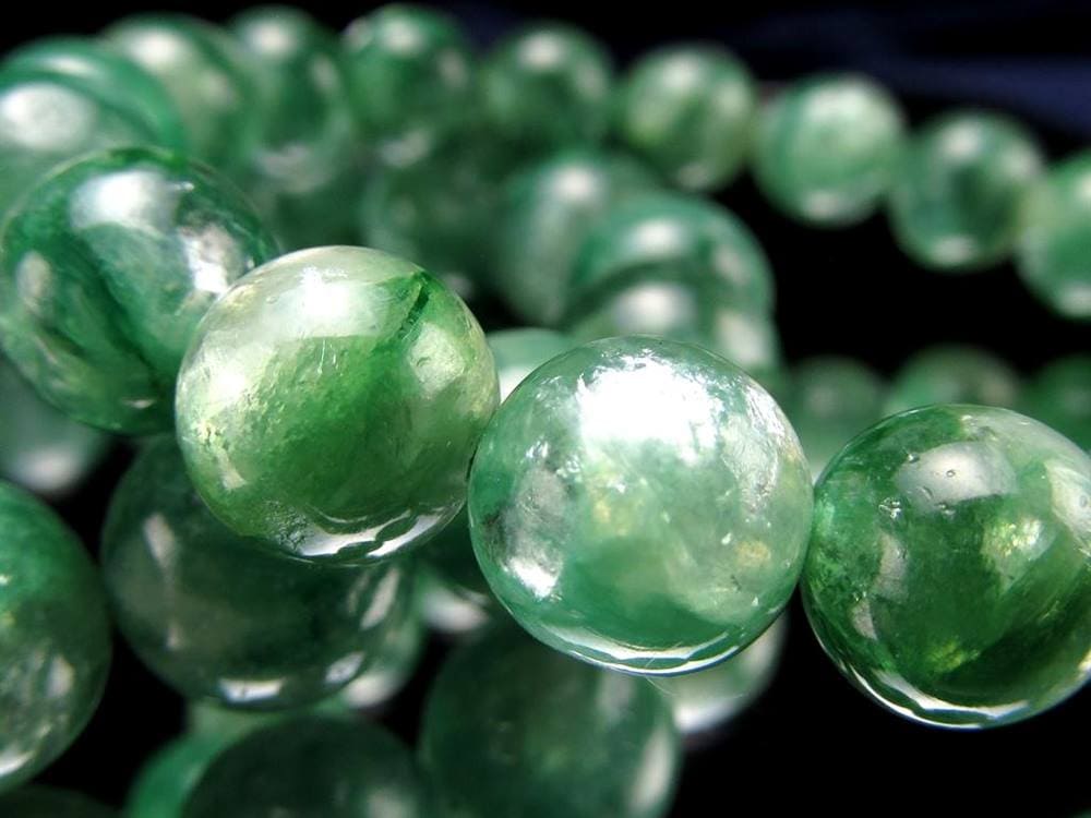 マイカ ブレスレット エメラルドグリーン 雲母 フックサイト