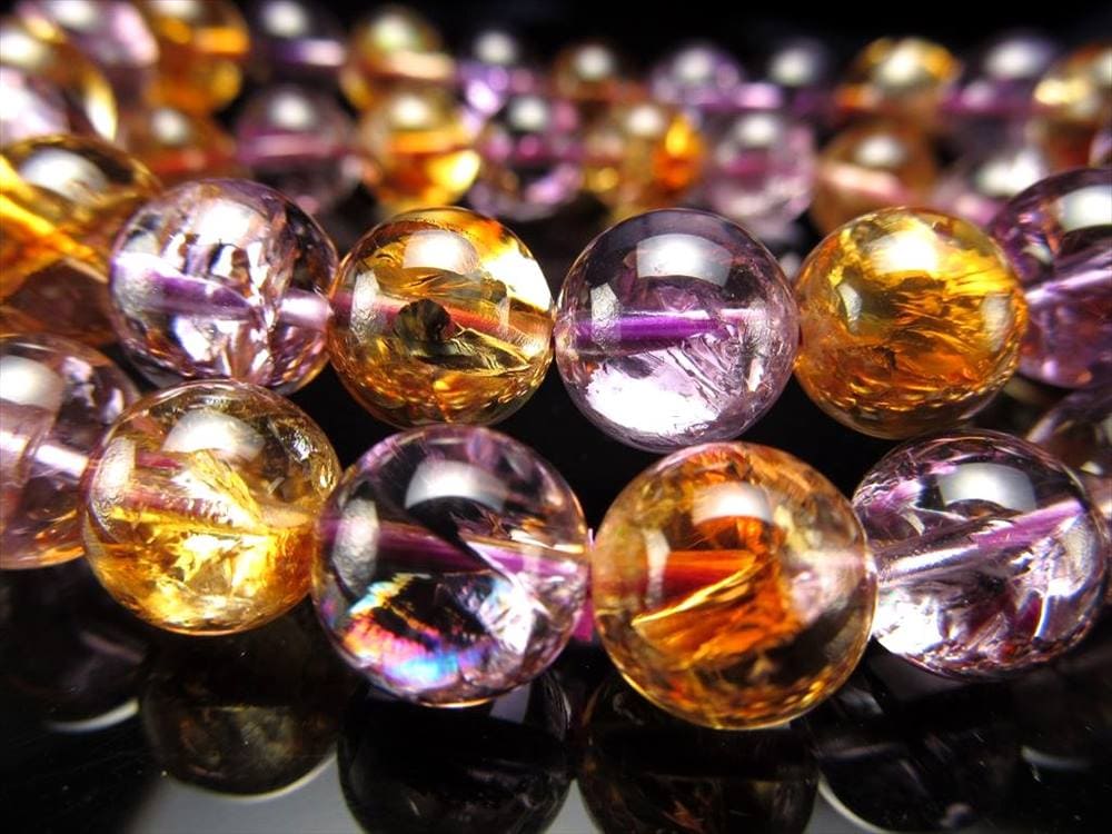 アメジスト シトリン ブレスレット アイリス ファントム