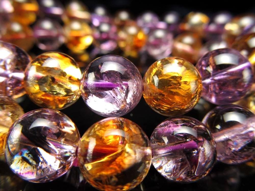 アメジスト シトリン ブレスレット アイリス ファントム