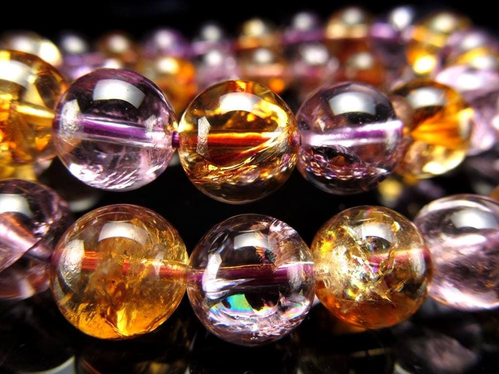 アメジスト シトリン ブレスレット アイリス ファントム