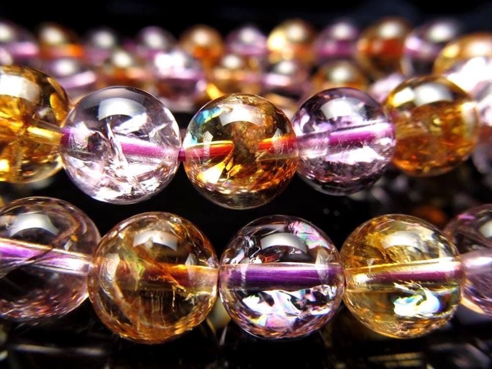 アメジスト シトリン ブレスレット アイリス ファントム