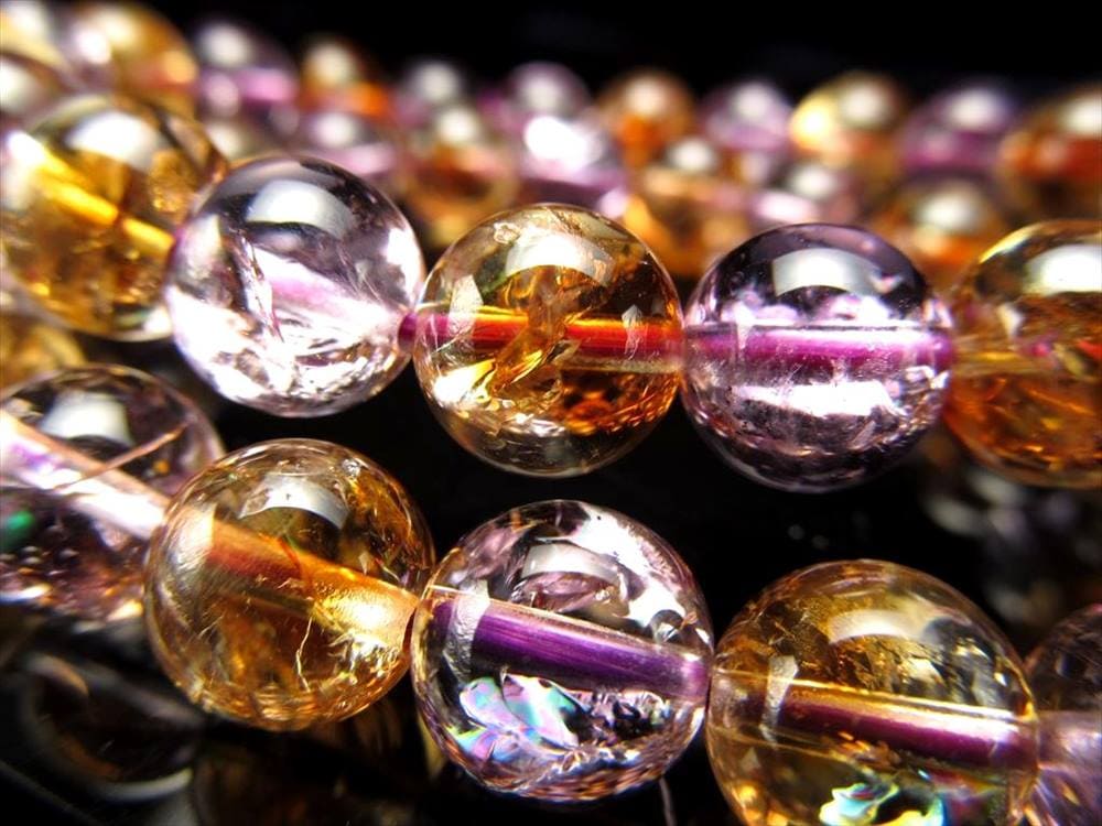 アメジスト シトリン ブレスレット アイリス ファントム