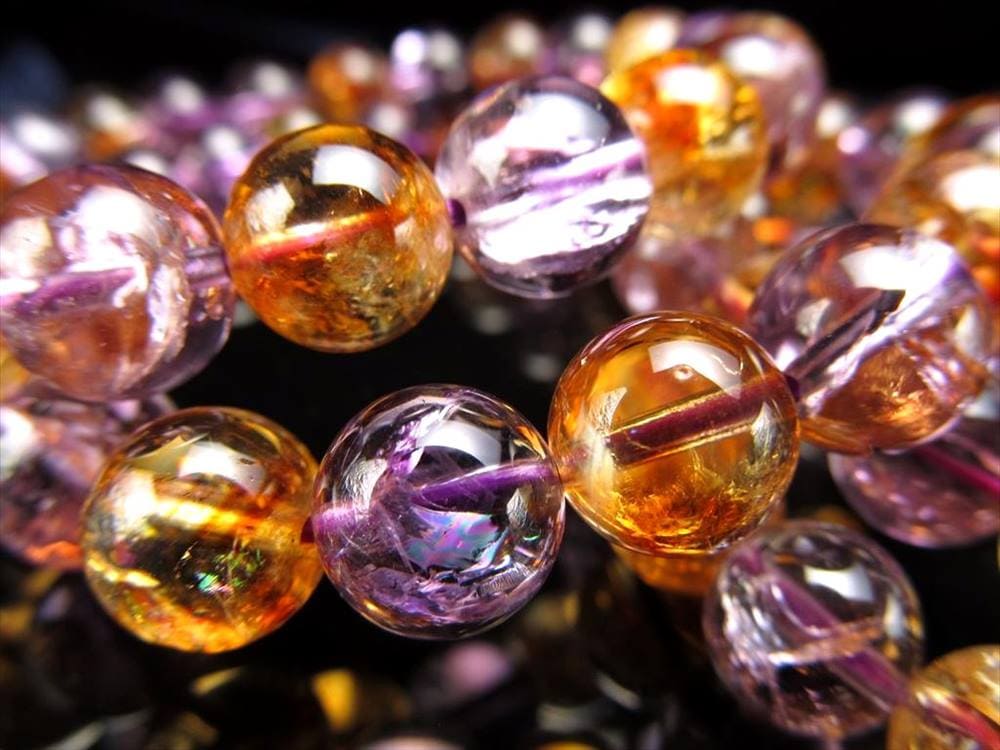 アメジスト シトリン ブレスレット アイリス ファントム