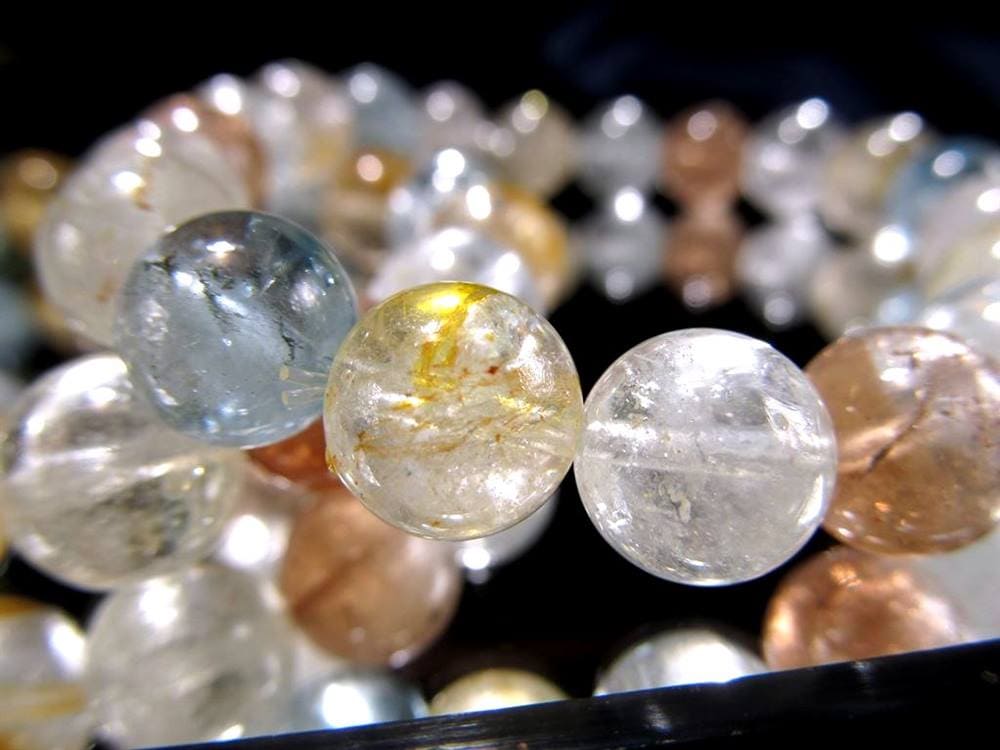 トパーズ 黄玉 ブレスレット ライモナイト カラーレストパーズ