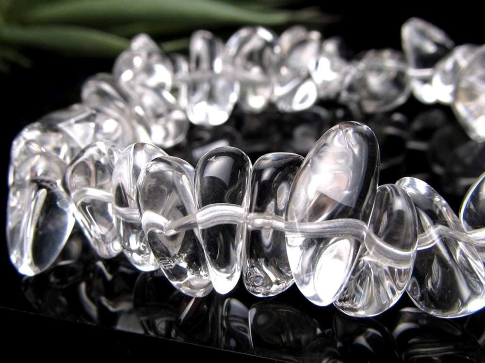 誕生石 水晶 さざれ ブレスレット クリスタル