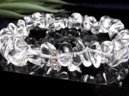 誕生石 水晶 さざれ ブレスレット クリスタル