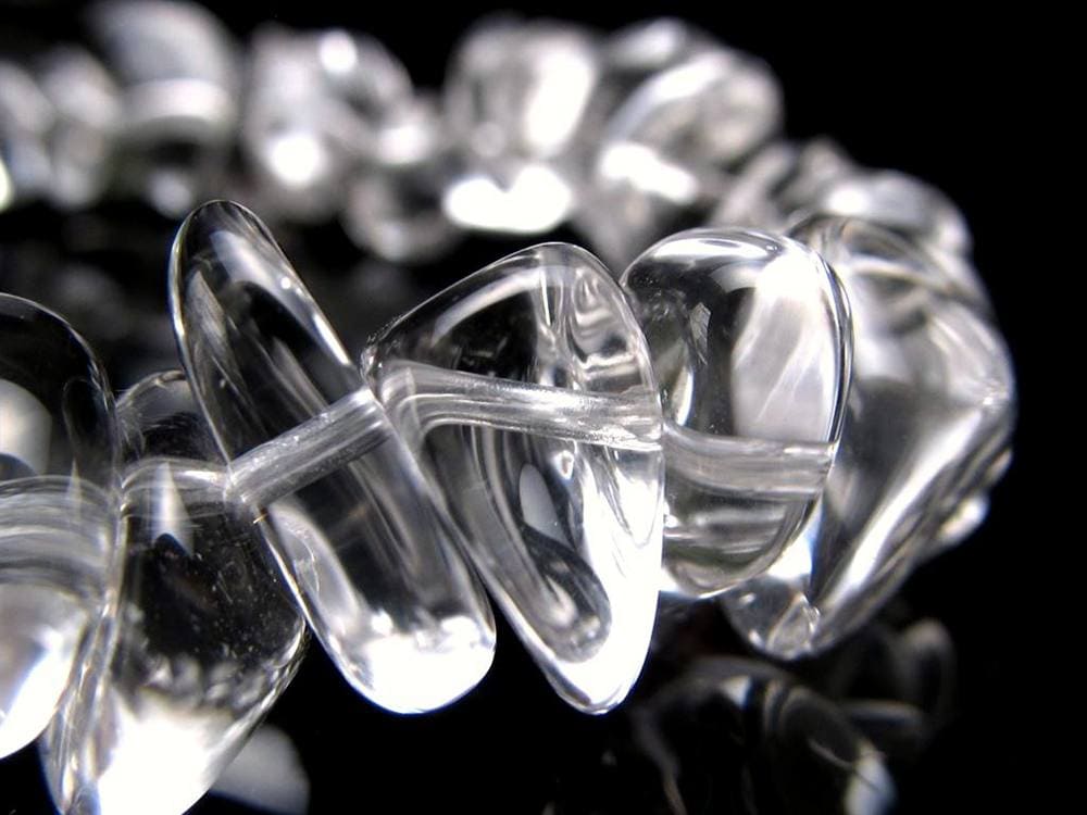 誕生石 水晶 さざれ ブレスレット クリスタル