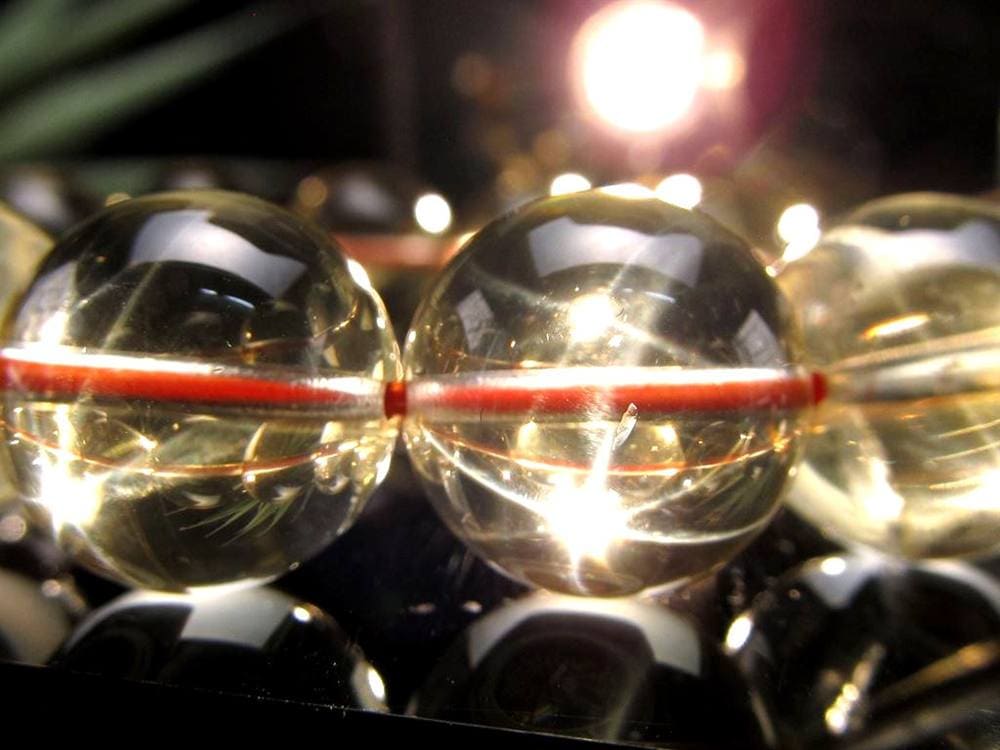 シトリン 煙黄水晶 ブレスレット シトリン
