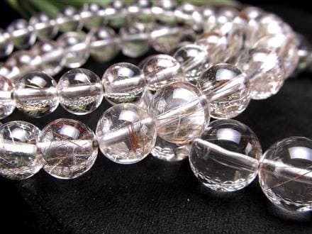 レッド ブラウン ルチルクォーツ ブレスレット ルチルレイテッドクォーツ