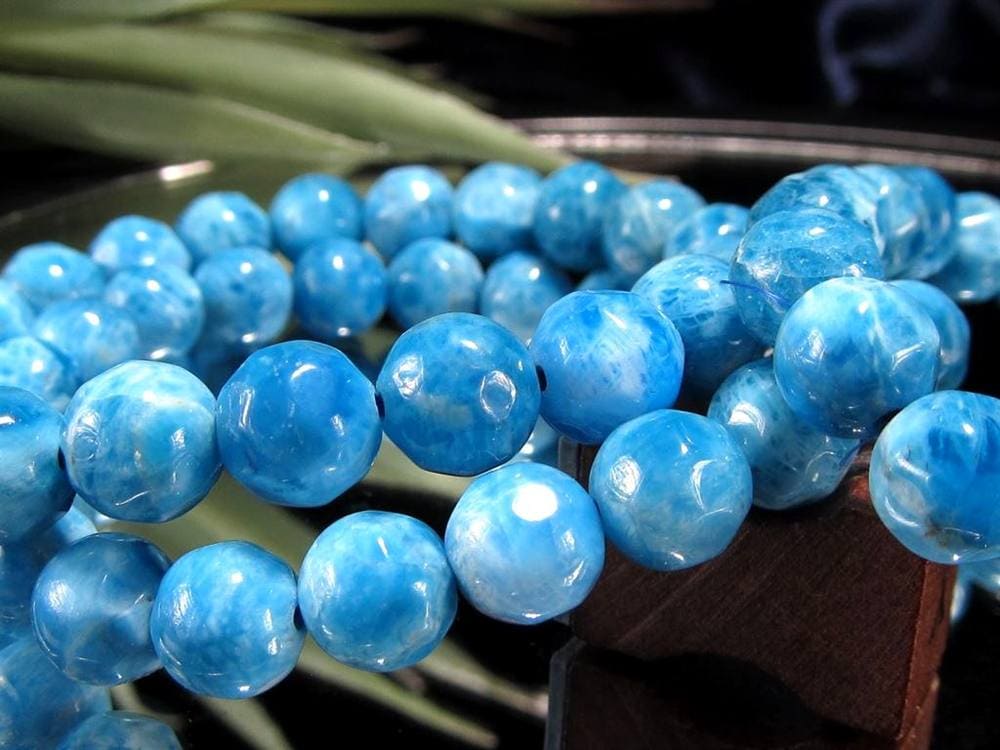 アパタイト 燐灰石 ブレスレット ブルー Apatite