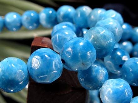 アパタイト 燐灰石 ブレスレット ブルー Apatite