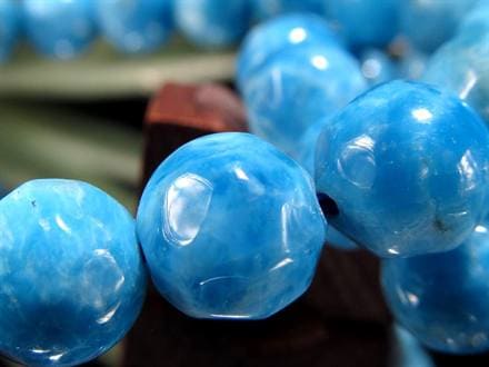 アパタイト 燐灰石 ブレスレット ブルー Apatite