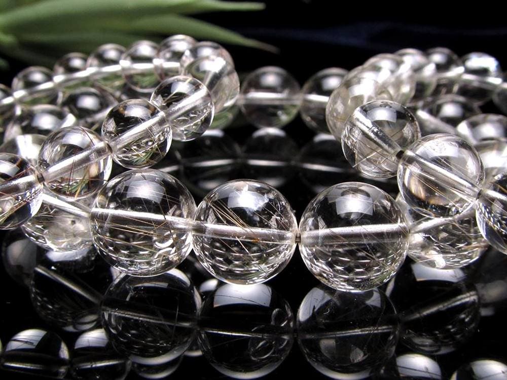 ルチルクォーツ シルバールチル ブレスレット ルチレイテッドクォーツ 金紅石