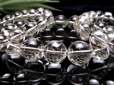 ルチルクォーツ シルバールチル ブレスレット ルチレイテッドクォーツ 金紅石