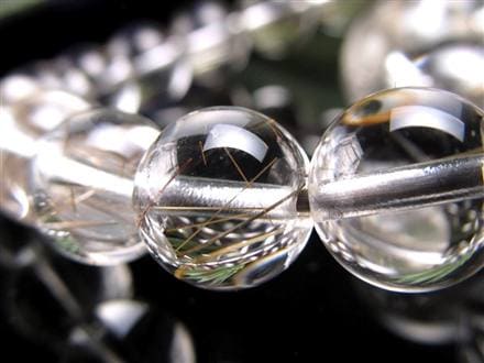 ルチルクォーツ シルバールチル ブレスレット ルチレイテッドクォーツ 金紅石
