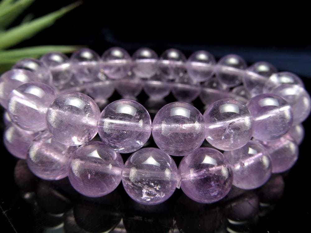 ラベンダーフローライト 蛍石 ブレスレット パープルフローライト ふろーらいと