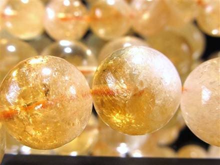 シトリン 黄水晶 ブレスレット 11月誕生石 幸運の石