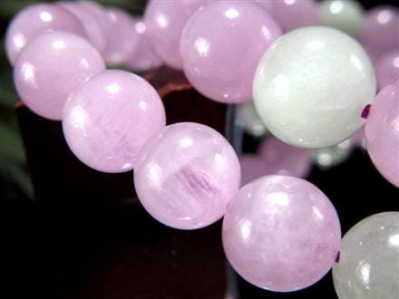 クンツァイト ブレスレット リチア輝石 キャッツアイ 天然石