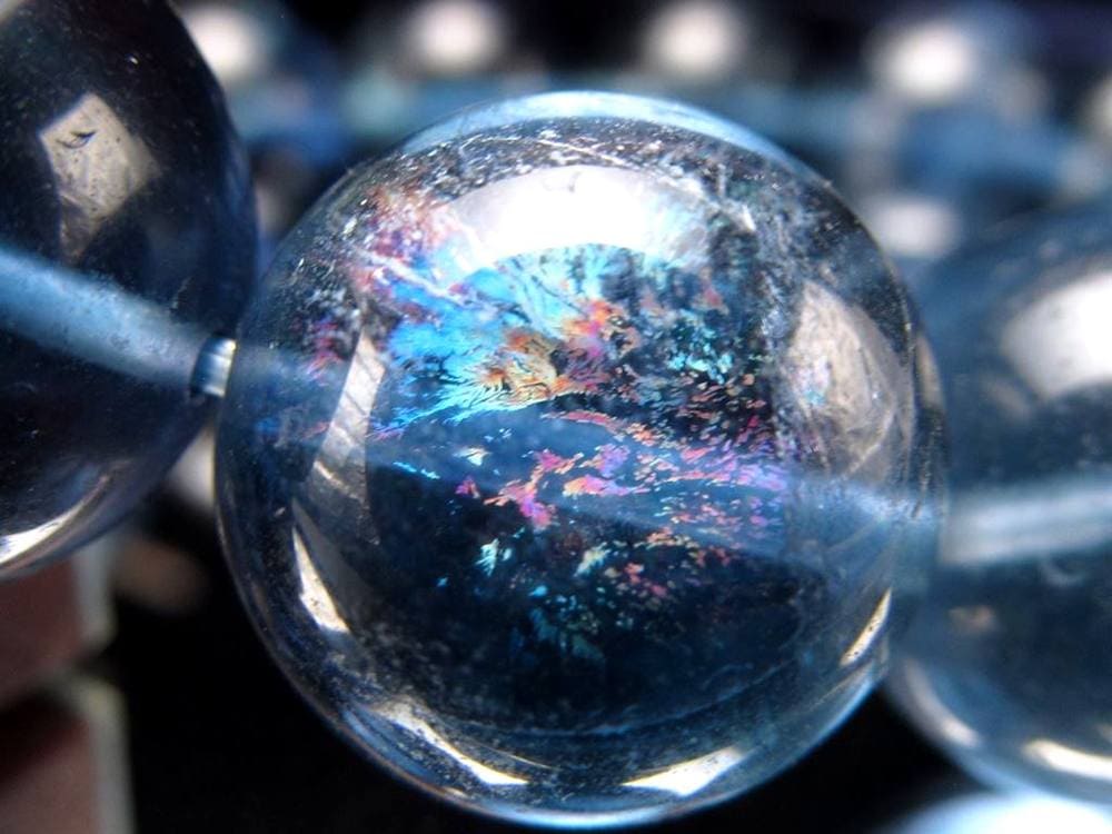 フローライト ブレスレット パワーストーン 天然石 蛍石