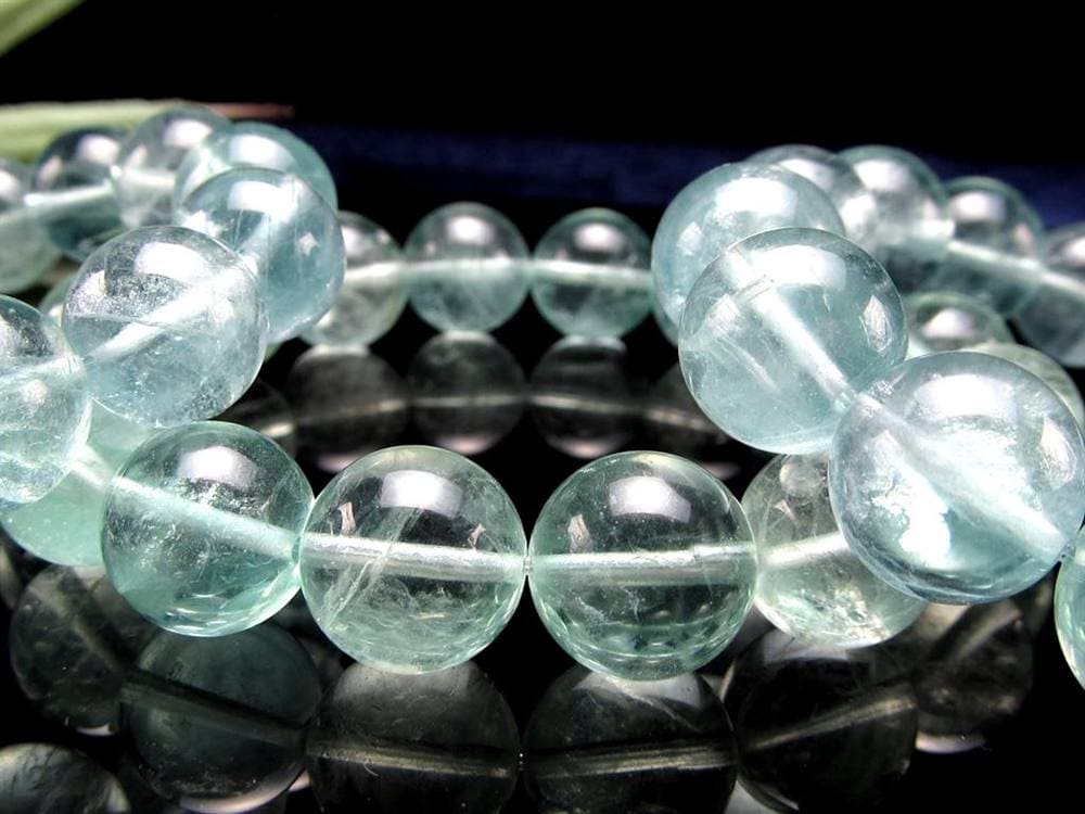 フローライト 蛍石 ブレスレット グリーン Fluorite