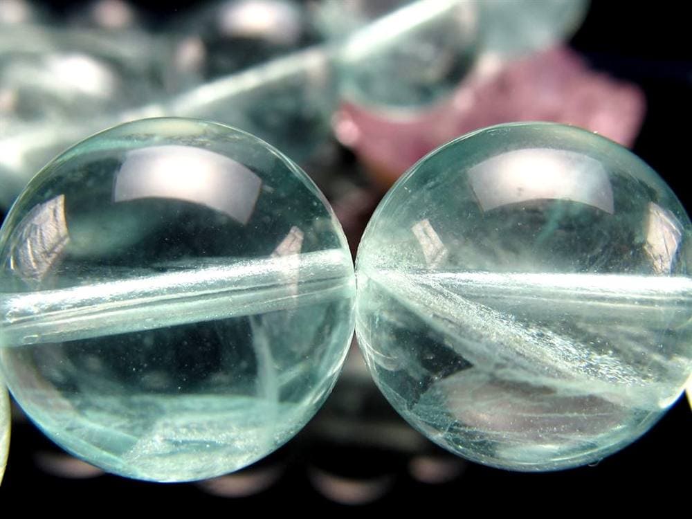 フローライト 蛍石 ブレスレット グリーン Fluorite