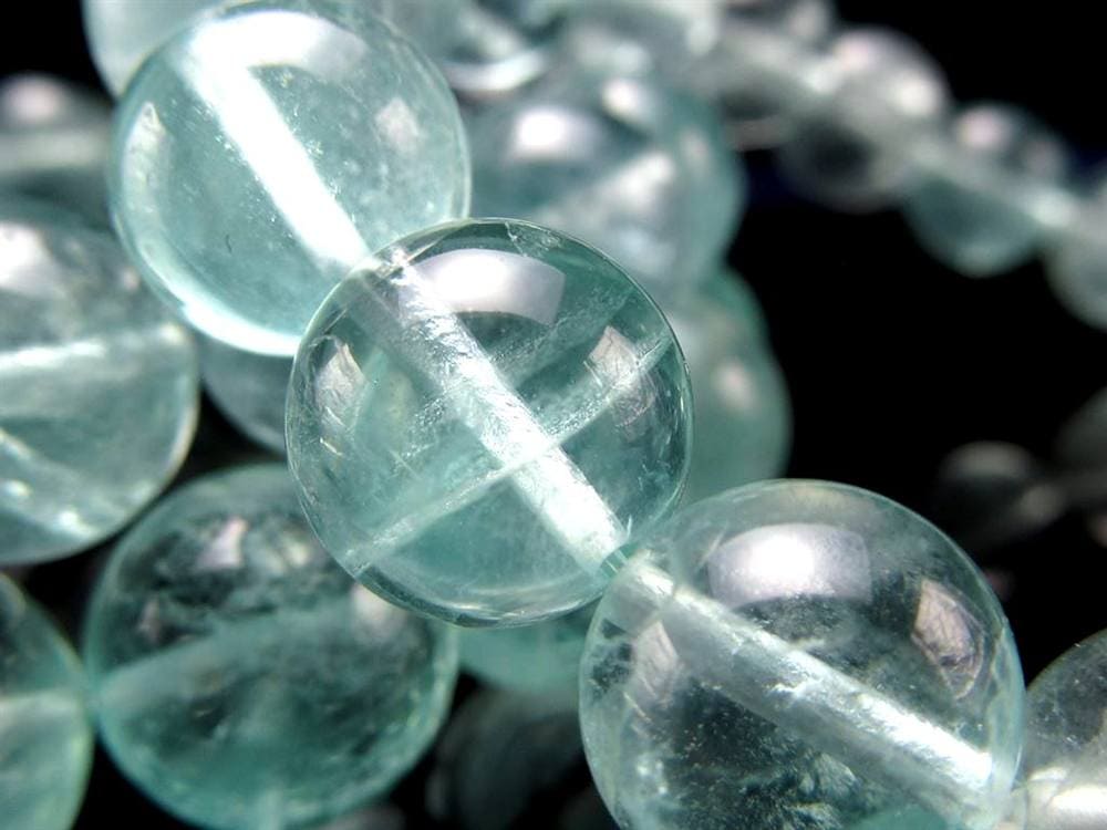 フローライト 蛍石 ブレスレット グリーン Fluorite