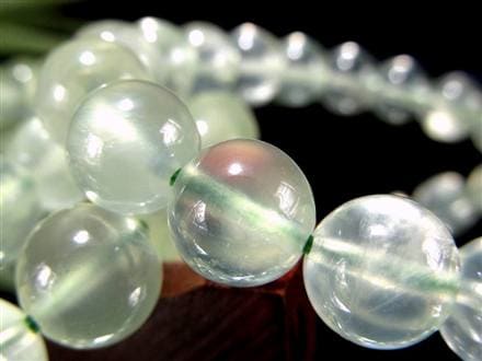 プレナイト ぶどう石 ブレスレット グリーン ヒーリング