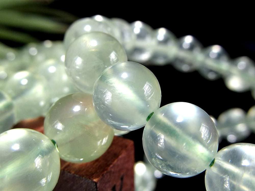 プレナイト ぶどう石 ブレスレット グリーン ヒーリング