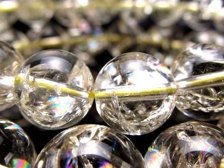 レモンクォーツ ブレスレット アイリス 黄水晶 虹入り