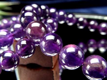 アメジスト ブレスレット 紫水晶 2月の誕生石 パワーストーン