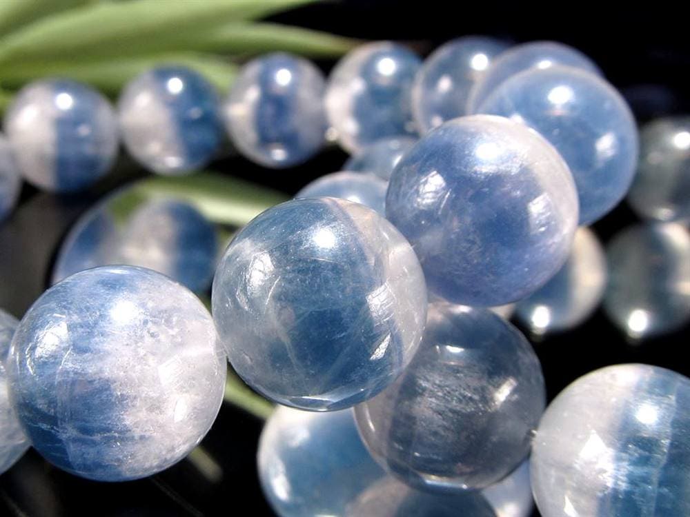 フローライト 蛍石 ブレスレット ブルーグリーン Fluorite