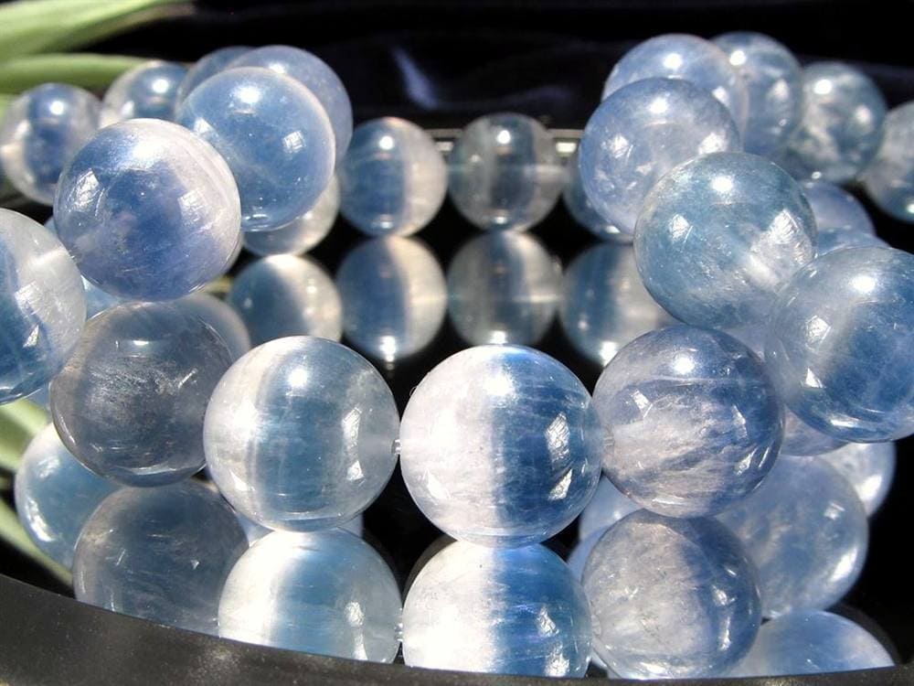 フローライト 蛍石 ブレスレット ブルーグリーン Fluorite