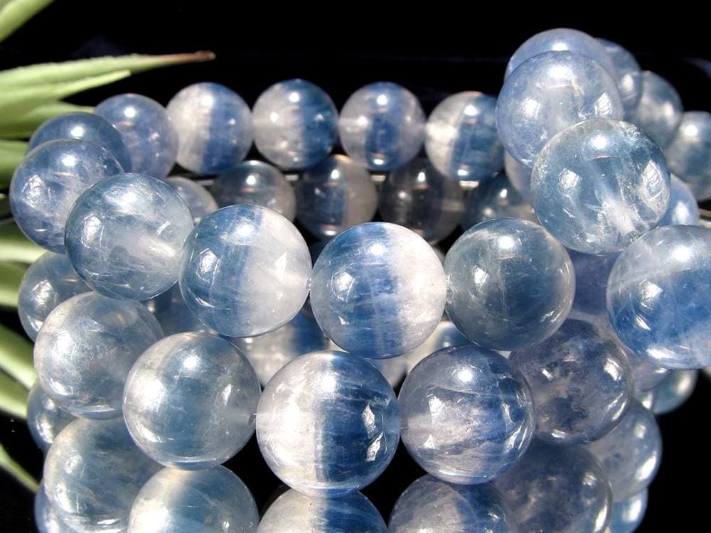 フローライト 蛍石 ブレスレット ブルーグリーン Fluorite