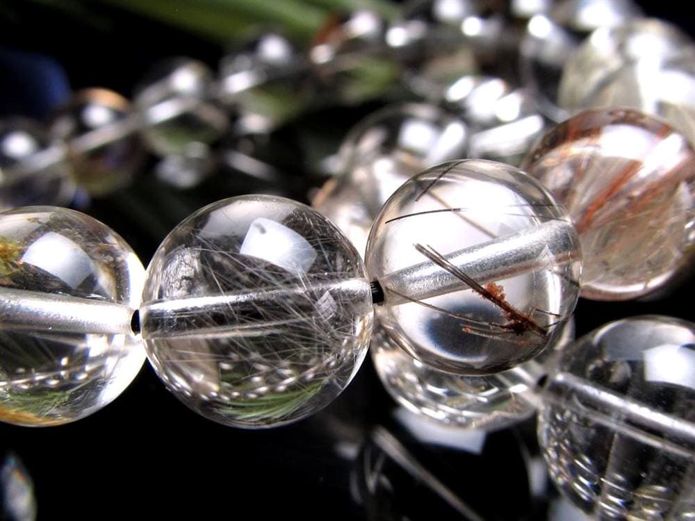 ガーデンルチルクォール 庭園針水晶 ルチルクォーツ ガーデンクォーツ ブレスレット