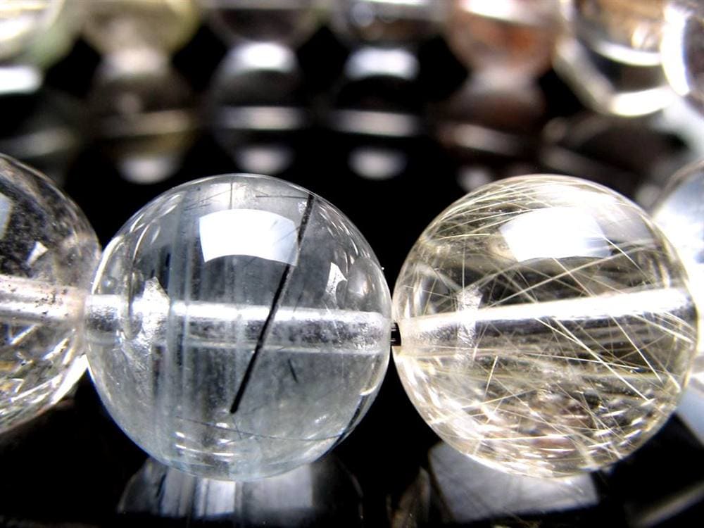 ガーデンルチルクォール 庭園針水晶 ルチルクォーツ ガーデンクォーツ ブレスレット