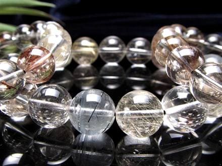 ガーデンルチルクォール 庭園針水晶 ルチルクォーツ ガーデンクォーツ ブレスレット