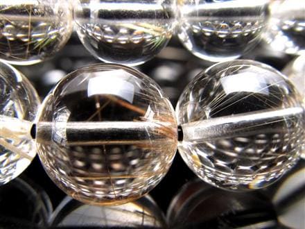 ガーデンルチルクォール 庭園針水晶 ルチルクォーツ ガーデンクォーツ ブレスレット