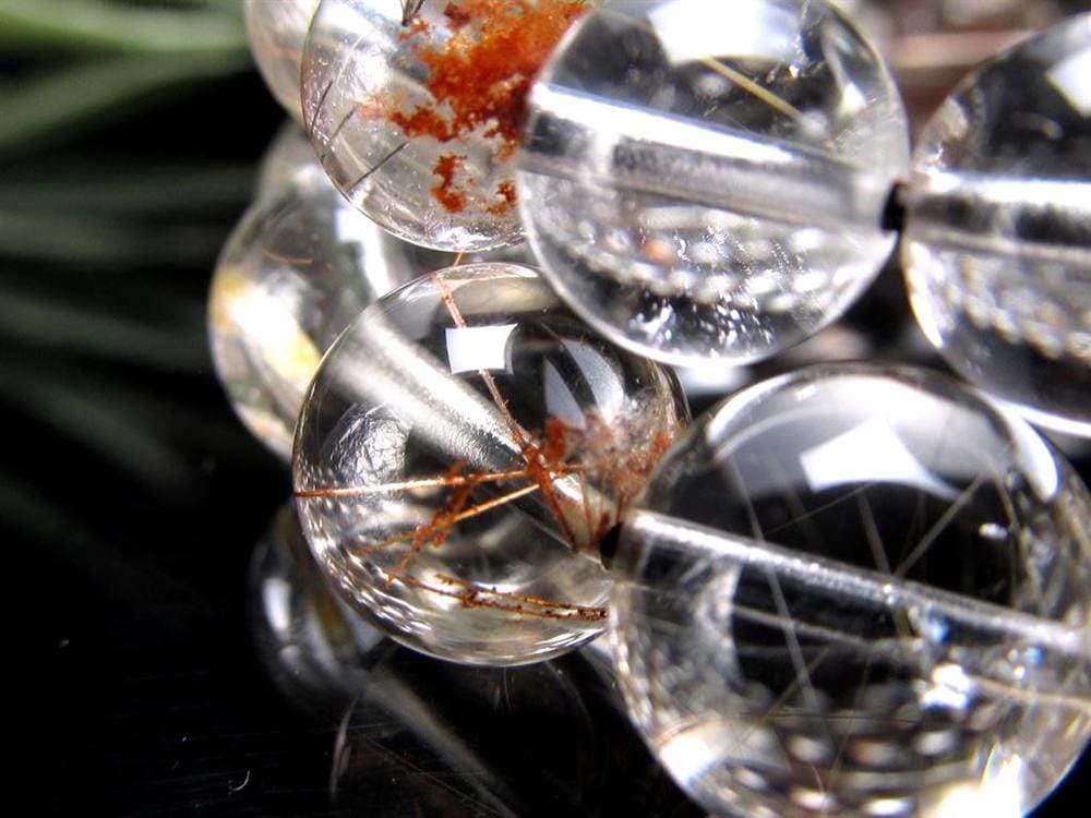 ガーデンルチルクォール 庭園針水晶 ルチルクォーツ ガーデンクォーツ ブレスレット