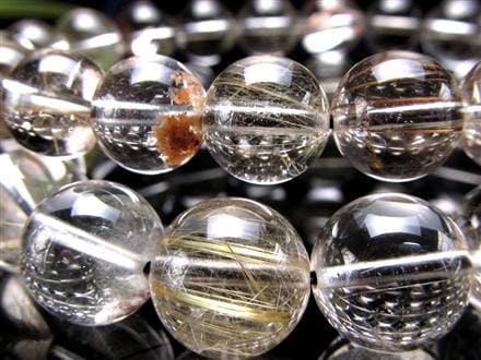 ガーデンルチルクォール 庭園針水晶 ルチルクォーツ ガーデンクォーツ ブレスレット