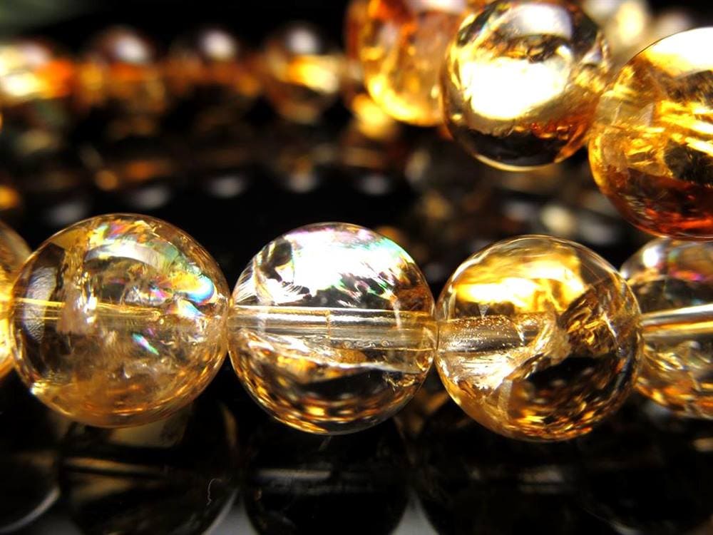 シトリン ブレスレット アイリス 黄水晶 11月の誕生石