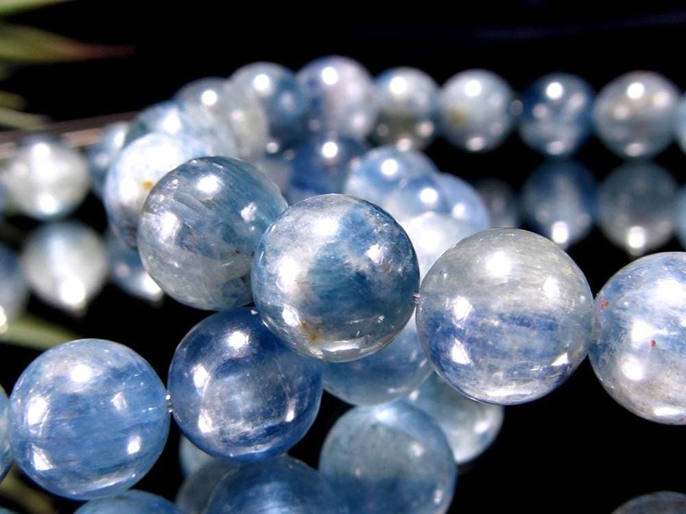 カイヤナイト 藍晶石 ブレスレット ブルー 青色