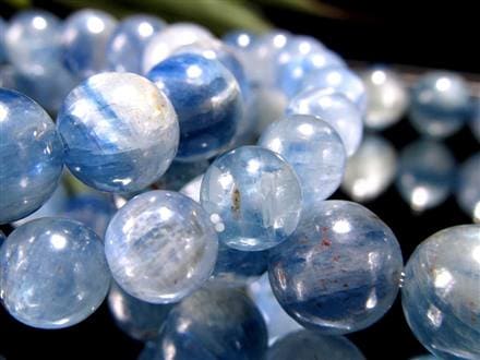 カイヤナイト 藍晶石 ブレスレット ブルー 青色